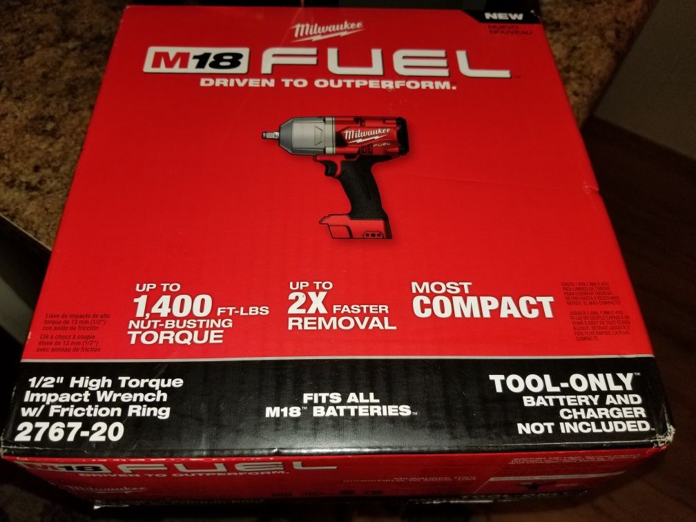 Milwaukee Fuel Brushless impact wrench brand new in box (TOOL ONLY)