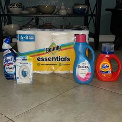Bounty, Tide, Downy, Febreze, Lysol