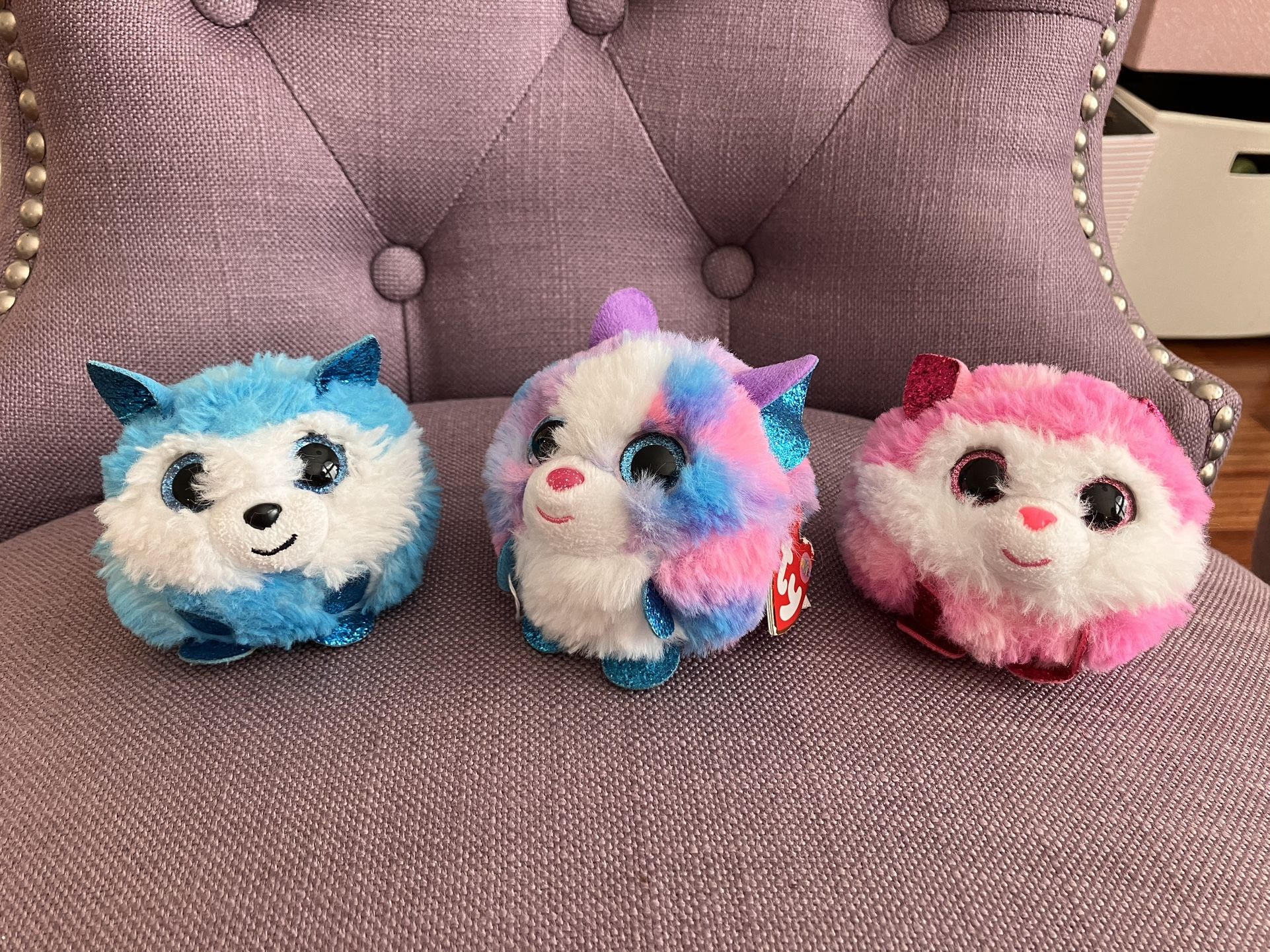 Set of 3 TyPuffies 