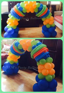 Tabletop Balloon Cake Arch
