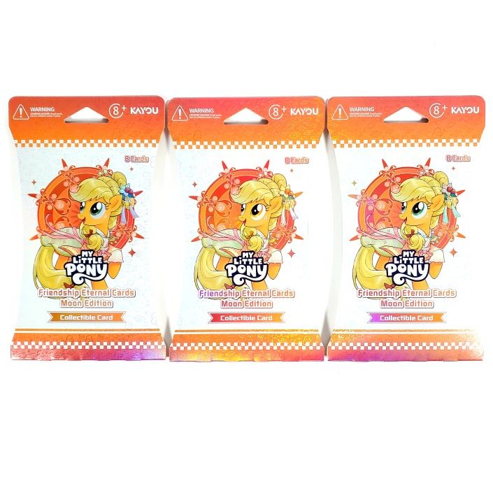 3X My Little Pony Friendship Eternal Moon Edition Blister Packs English Kayou