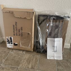 Improvements black/gold Arts & Crafts Style Tray Table Brand New (16”, 16”, 22”)