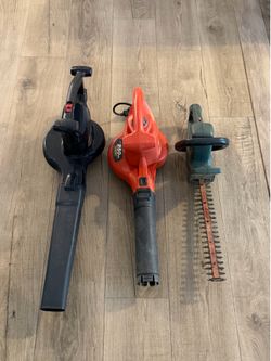 Blowers and Hedge Trimmer