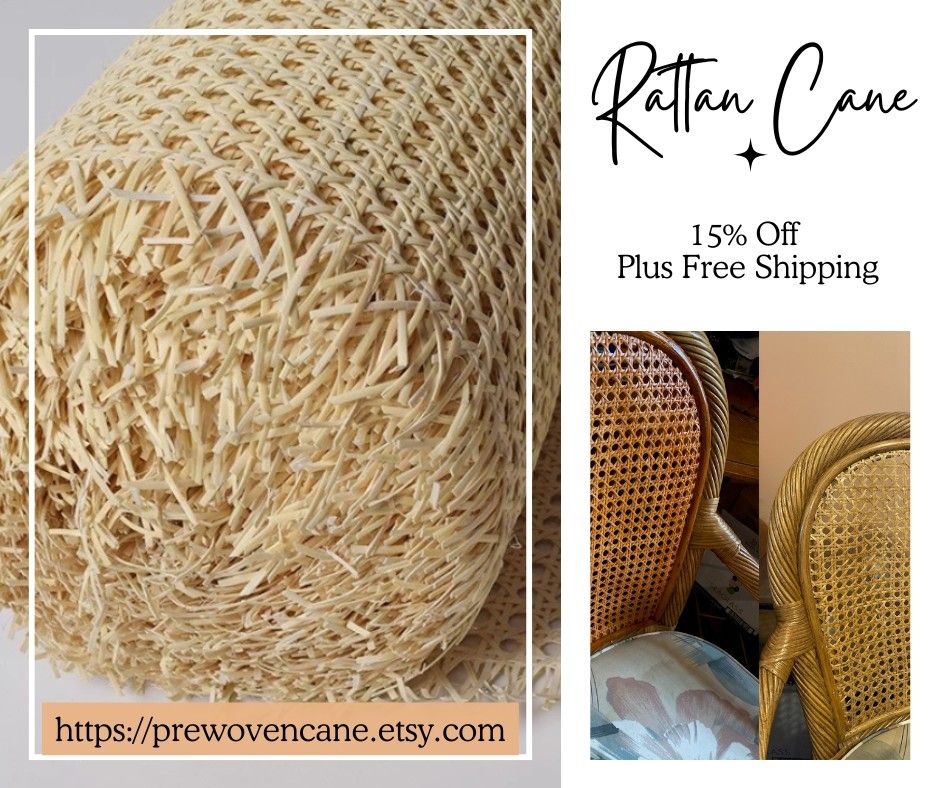 Rattan Cane Perfect DIY Restoration Projects 3 Feet