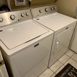 Maytag Top Load Washer And Gas Dryer - Like New