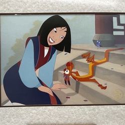  Ended Disney “Mulan” Commemorative Lithograph Art