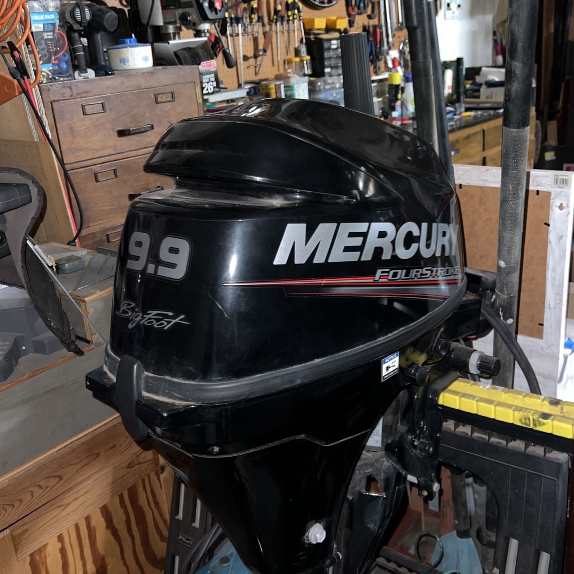 9.9hp 4 Stroke Mercury Outboard - Bigfoot