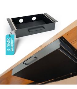 Under-Desk Drawer with Slide Rail Mount