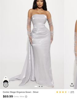 Silver Fashion Nova Dress