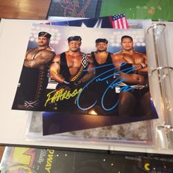 WWE Farooq And Rocky Maivia Signature Photos $40