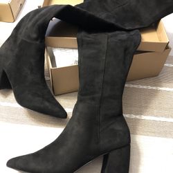 Black Over The Knee Boots 