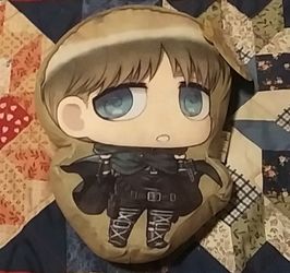 Attack on Titan Shaped Pillow  brand new