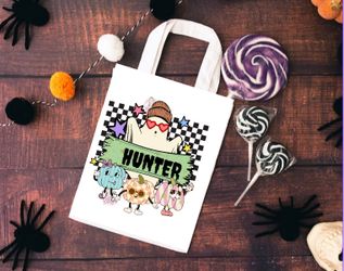 Halloween Trick-Or-Treat Tote Bag Personalized/Custom