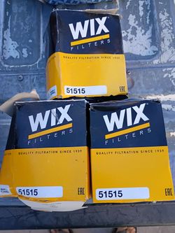 New wix oil filters 51515 multiple make and year adaptable 75th Ave Indian School no offers no trades serious buyers only please