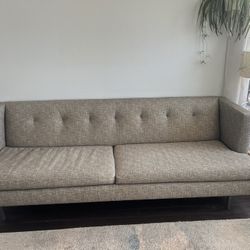 CB2 Avec Sofa Taupe Gray 