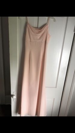 David’s bridal Bella formals dress by Venus blush size 6