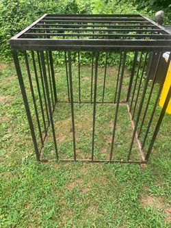 Central ac metal cage