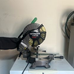 Hitachi  C10FCH2 Compound Miter Saw with Laser Marker Blade Green