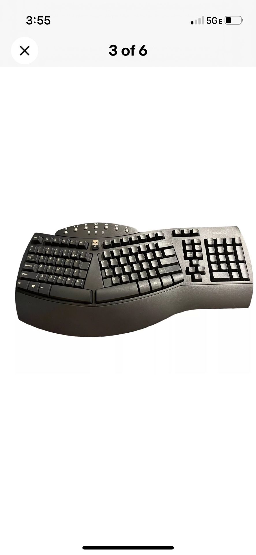 Perixx Wireless Keyboard Model# PERIBOARD-612 2.4GHz Bluetooth Capable Mac & Windows 