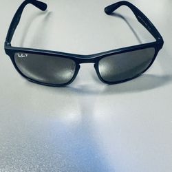 These are authentic Ray-Ban RB4264 Chromance sunglasses (model RB4264 601/S/5J), a modern square-shaped performance frame blending timeless Ray-Ban st