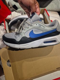 Nike Air Max SC Smoke Grey Royal Blue Sneakers CW4555-006 Men's US Size 9.5