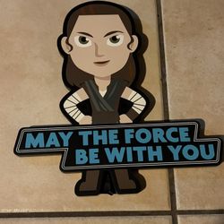 Star Wars Rey-Wooden Sign 