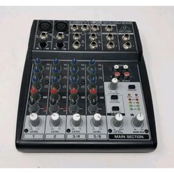 Behring D XENYX 802 Premium 8-Input 2-Bus Analog Mixer This item is used and has been tested and deemed fully functional. May show signs of wear and/o