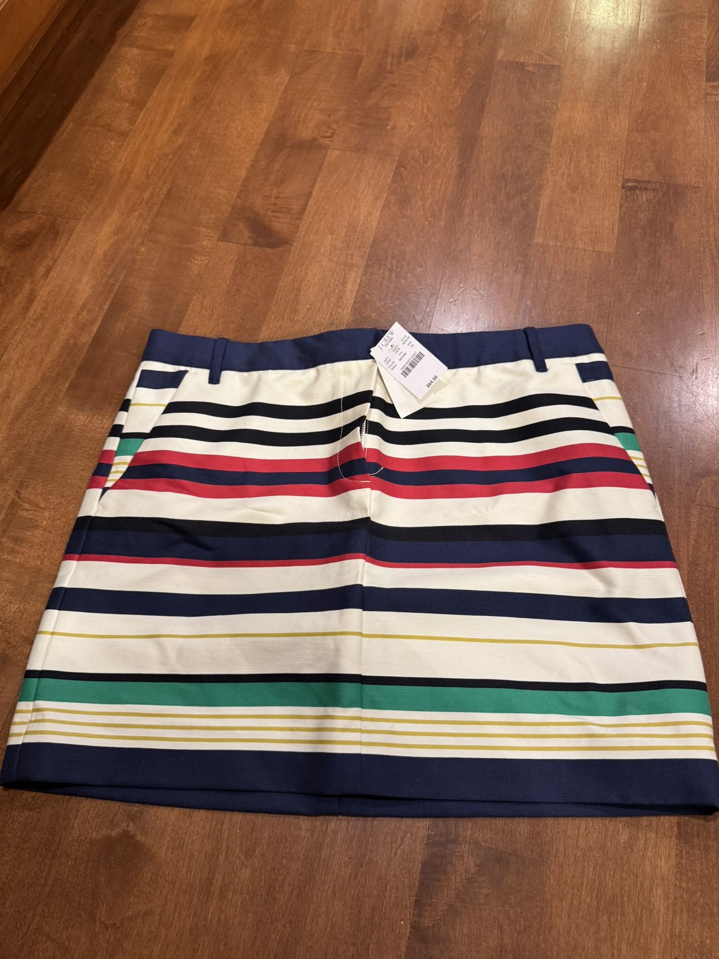 Woman’s New W Tags j Crew Striped Skirt Shipping Available