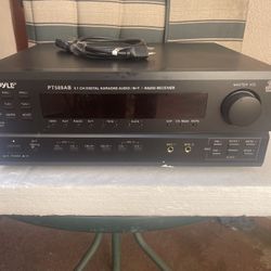Pyle 5.1 CH Digital Karaoke Audio B+T Radio Receiver 