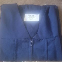 Dynamic graduation gown without cap navy blue 