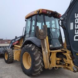 John Deere 710L Backhoe - Enclosed Cab 