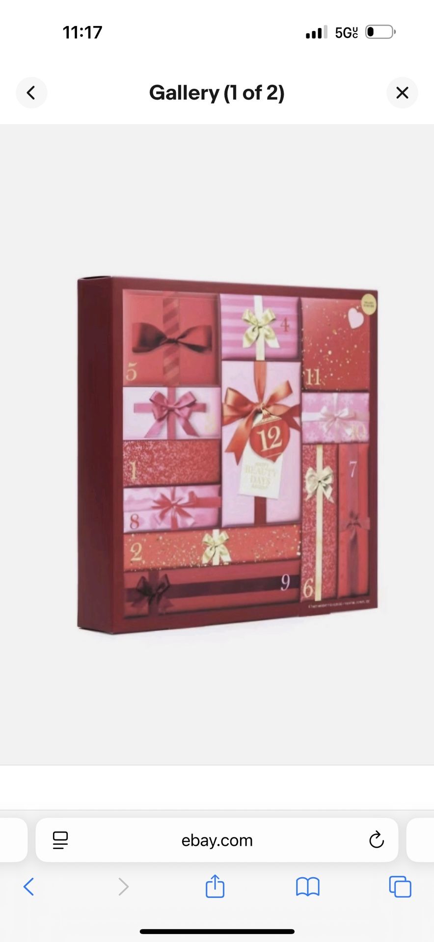 Target advent Beauty calendar Makeup
