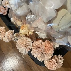 Never Used Box Of Various Sola Wood Flowers