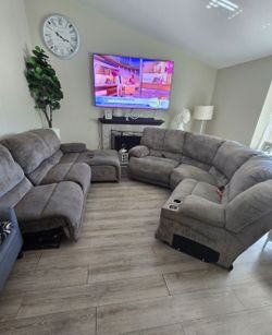 great pretty big electric couches that change phones and recliners