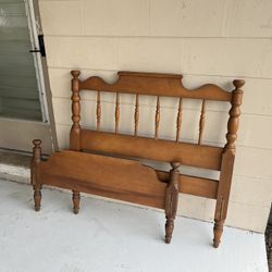 Antique Bed Frame - Head + Foot Only