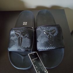 Kobe Nike Offcourt Mamba Slides Black Snakeskin Size 12 