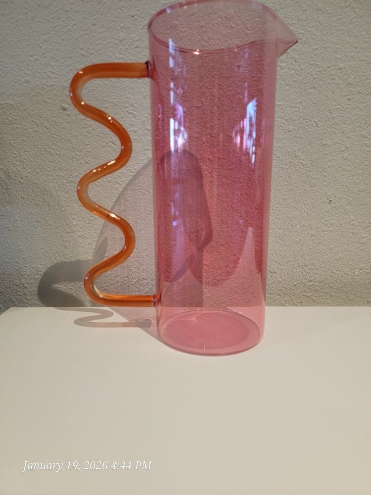 Two Tone Squiggle Pitcher