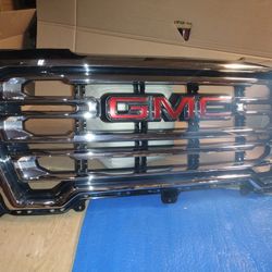 2019 To 2022 GMC 1500 Sierra Chrome Grill OEM Part