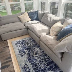 Cloud-like sofa, grey