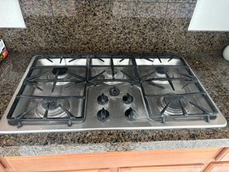Stainless Steel 5-Burner Gas Cooktop
