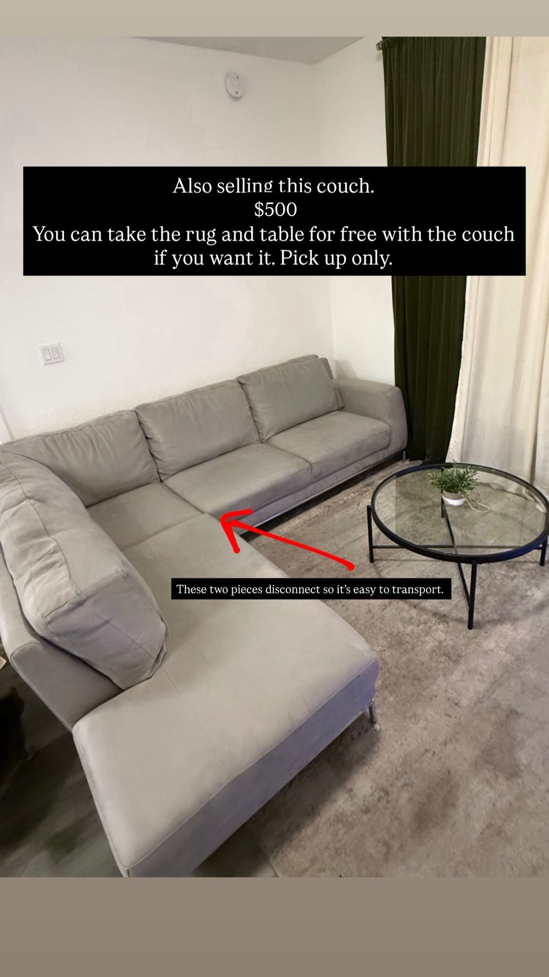 Grey Sectional