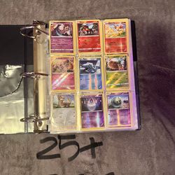 Pokémon Binder Lot – 25+ Pages Holos, Rares (2016–2018)