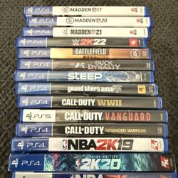 PS4 PS5 PlayStation Video Games