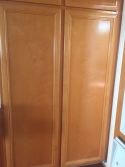 67" x 22" large kitchen pantry doors can repurpose as a desk or serving tray