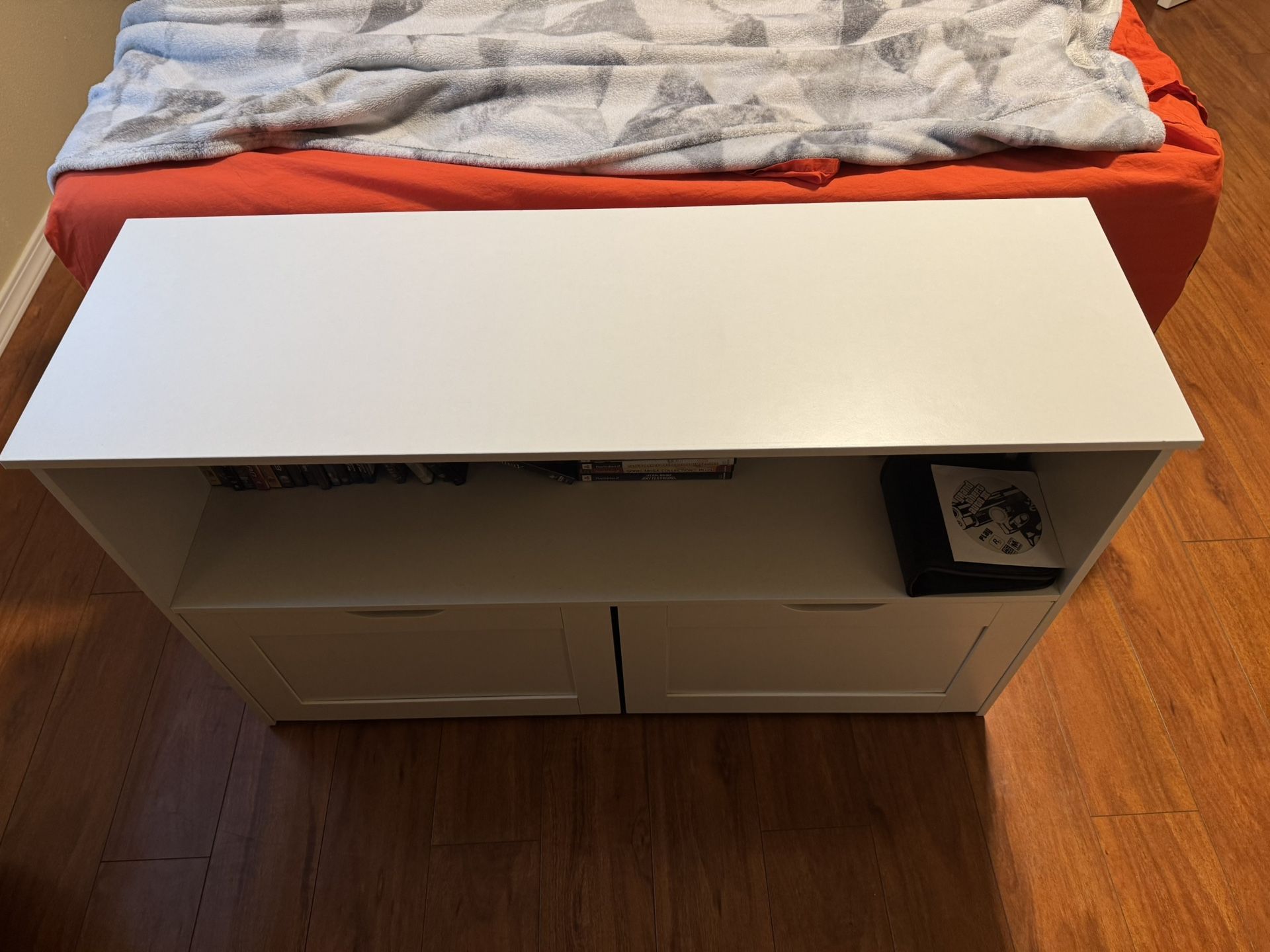 White TV Stand Cabinet