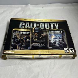 Activision Call of Duty Deluxe Edition Box Set PC w/ Manual Included (2004)