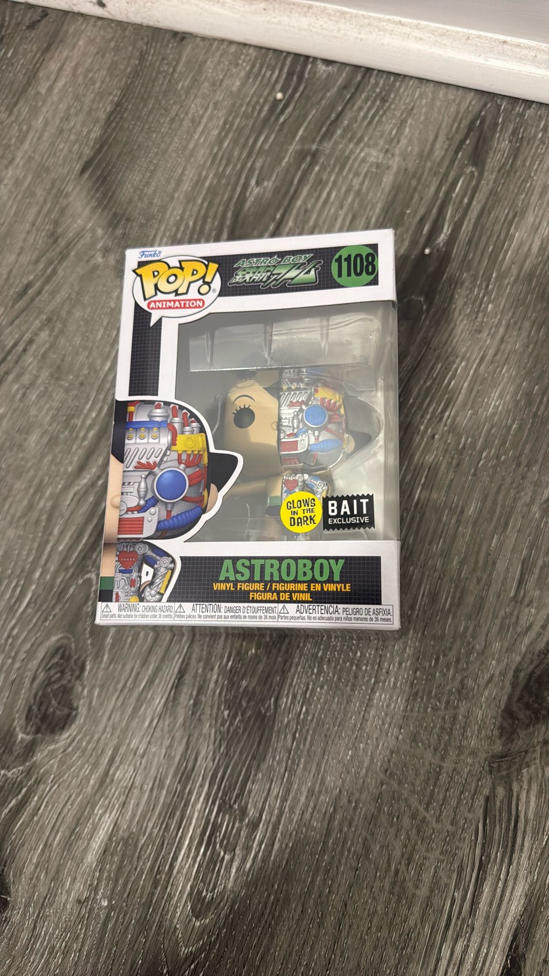 Funko POP! Animation # 1108 : Astroboy Half Exposed GITD Bait Exclusive