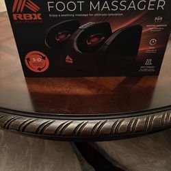 RBX Electric Foot Massager w/ Heat & Shiatsu (New in Box)  