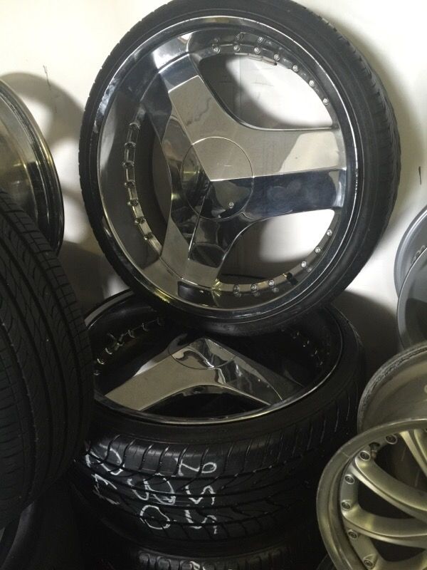 GITANO BLADES RIMS WHEELS 24 INCH SET OF 4