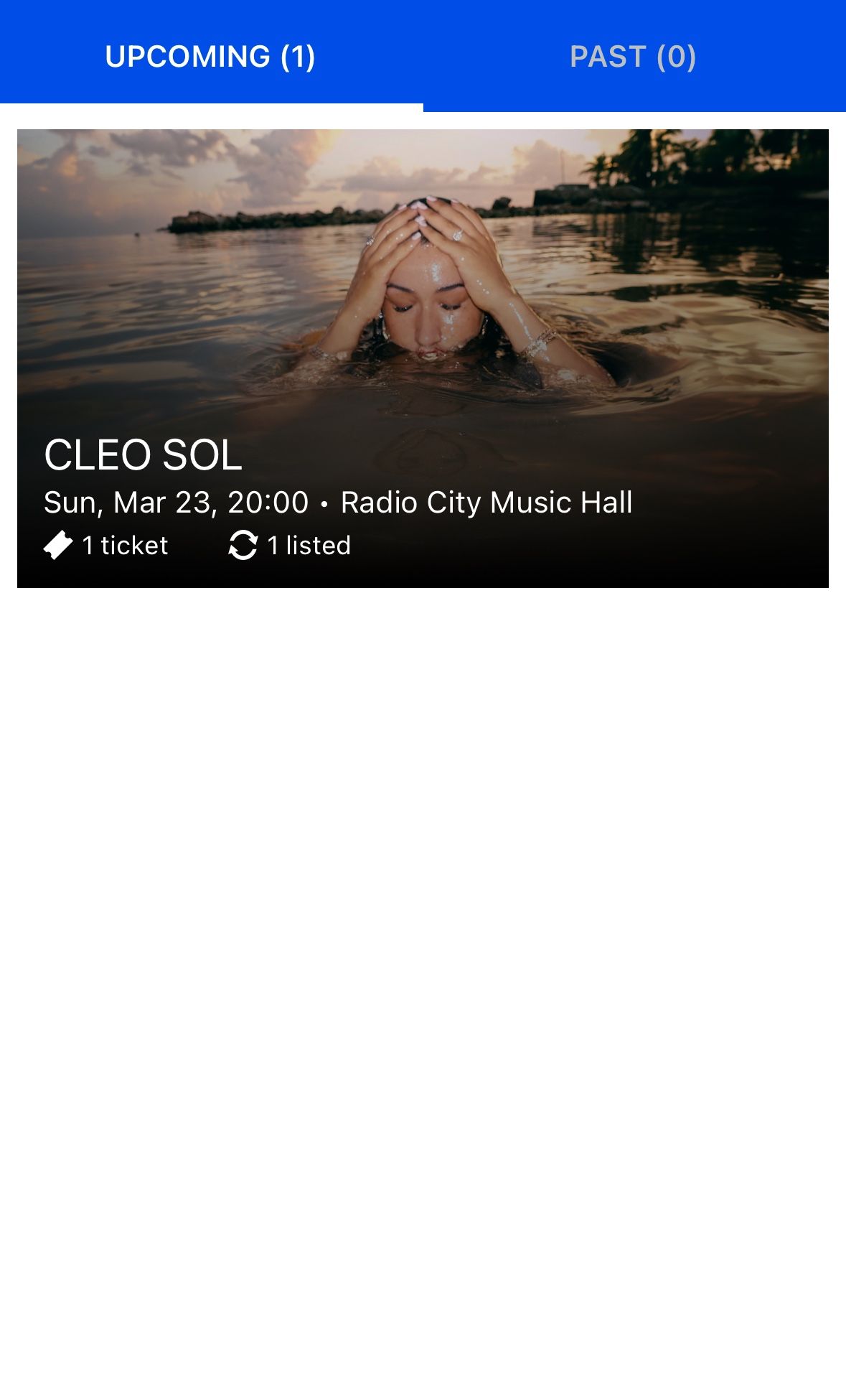 Cleo Sol @ Radio City Music Hall New York